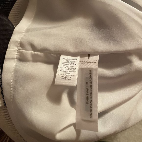 LOFT black & white striped dress, size 4 - Picture 5 of 6